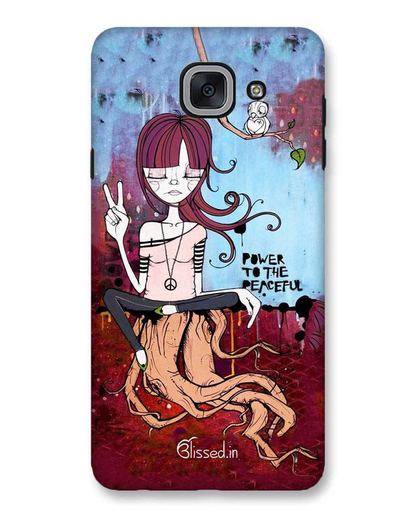 Power to the peaceful | Samsung Galaxy J7 Max Phone Case