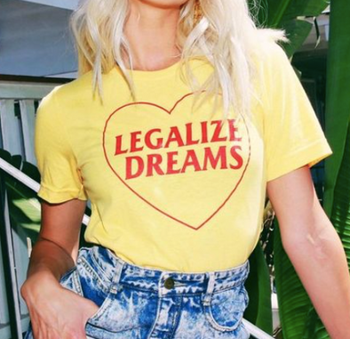 Legalize Dreams|  Woman's Half Sleeve Top