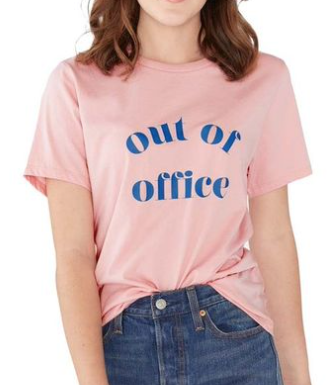 Out Of Office |  Woman's Half Sleeve Top