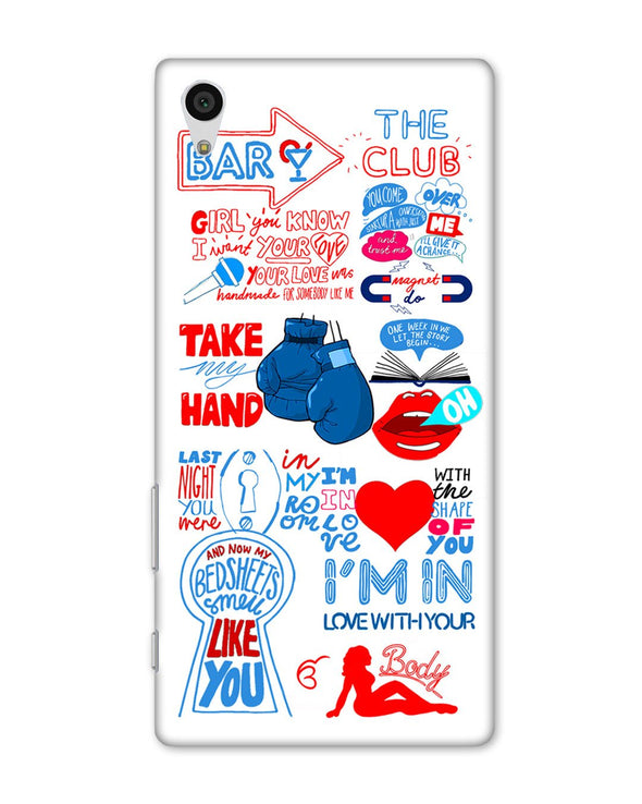 Shape of you - White | Sony Xperia Z5 phone Case