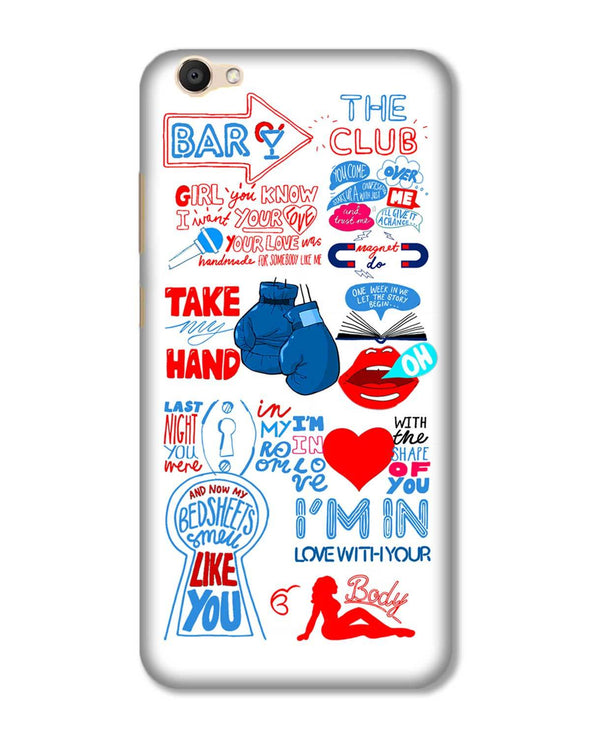 Shape of you - White | Vivo V5 phone Case