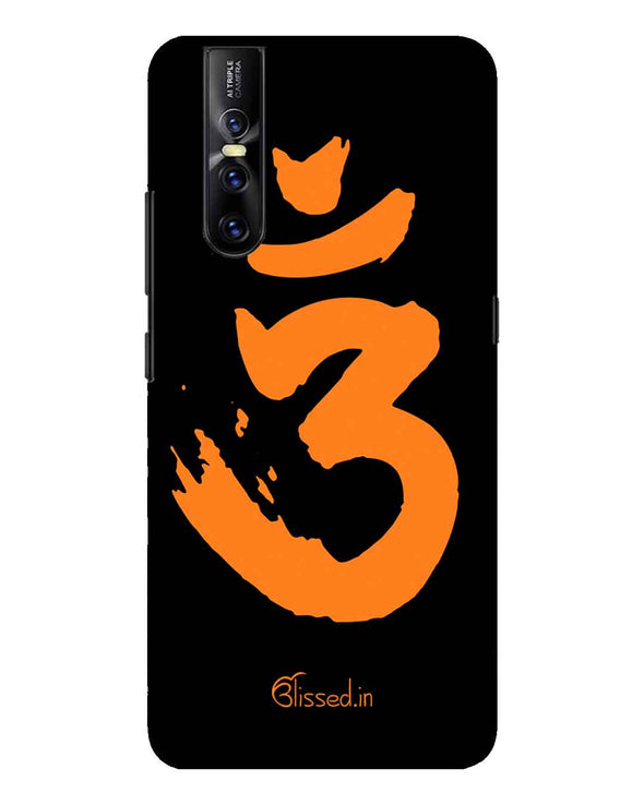 Saffron AUM the un-struck sound | Vivo v 15 pro Phone Case