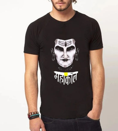 Jai Mahakal | Half sleeve black Tshirt