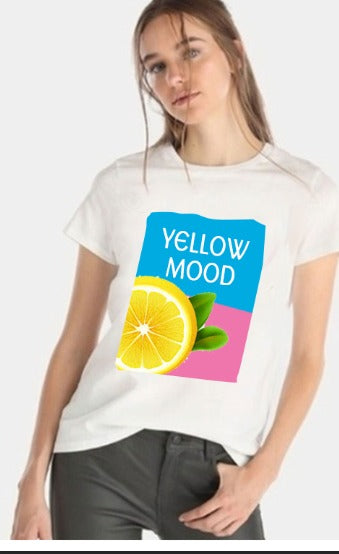 Yellow Mood  |  Woman's Half Sleeve Top