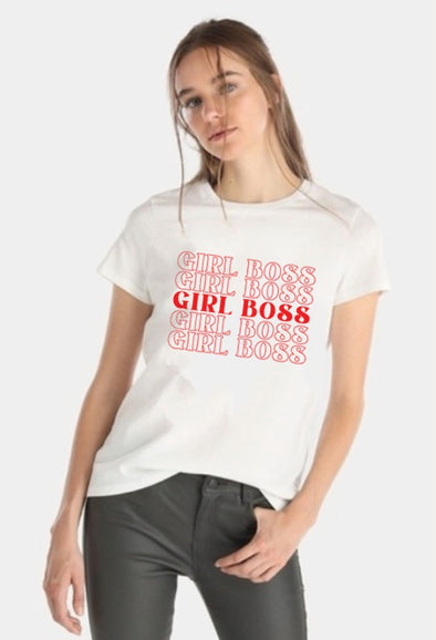 Girl Boss |  Woman's Half Sleeve Top