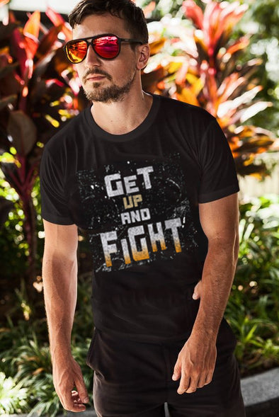 Get Up and Fight  | Half sleeve Tshirt