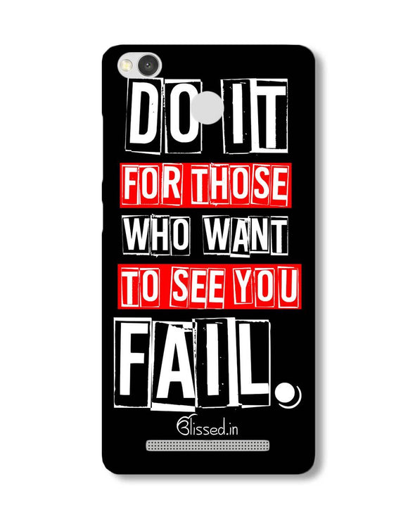 Do It For Those | Xiaomi Redmi 3S Prime Phone Case