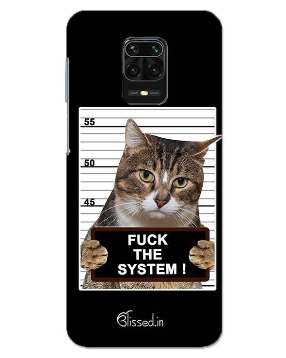 F*CK THE SYSTEM  | REDMI NOTE 9 PRO MAX  Phone Case