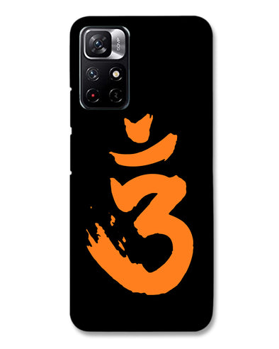 Saffron AUM the un-struck sound | Redmi Note 11T 5G Phone Case