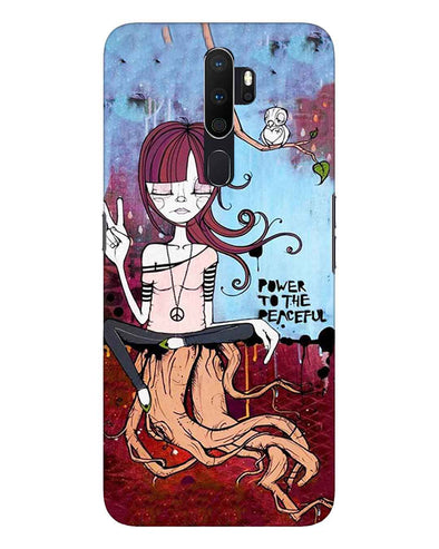 Power to the peaceful | oppo a5 Phone Case