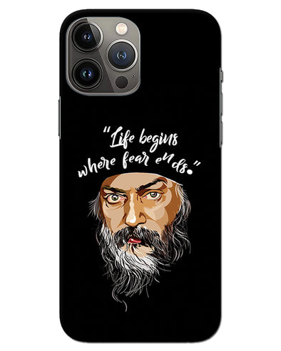 Osho: life and fear |  iphone 13 pro max Phone Case