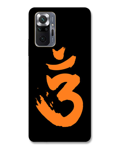 Saffron AUM the un-struck sound | Redmi Note 10 Pro Max Phone Case