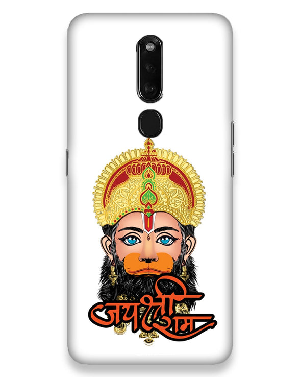 Jai Sri Ram - Hanuman White  |  Oppo F11 Pro Phone Case