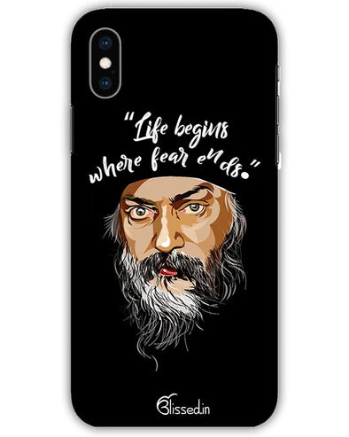 Osho: life and fear | Iphone x   Phone Case