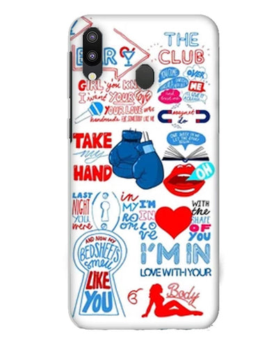 Shape of you - White | Samsung Galaxy M20  Phone Case