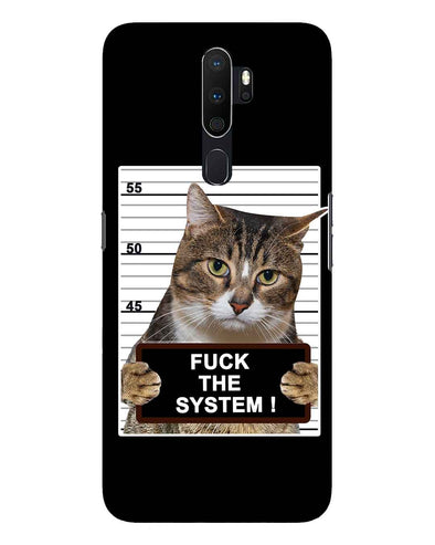 F*CK THE SYSTEM  | oppo a5 Phone Case