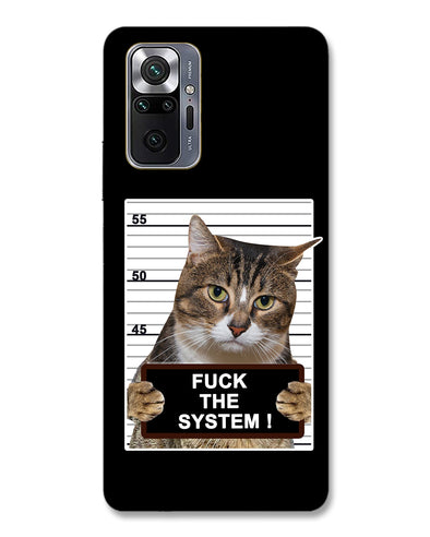 F*CK THE SYSTEM  | Redmi Note 10 Pro Max Phone Case