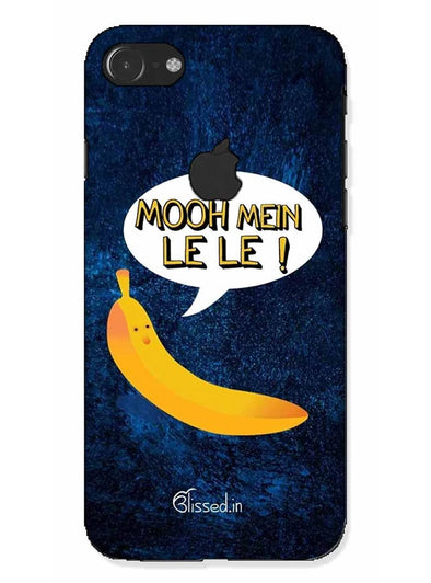 Mooh mein le le |iphone 7 logo cut Phone case
