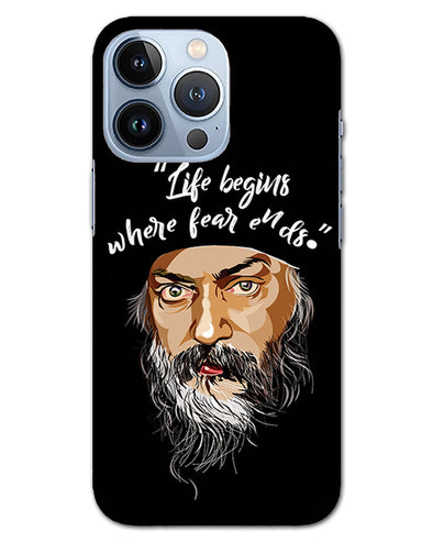 Osho: life and fear |  iphone 13 pro Phone Case
