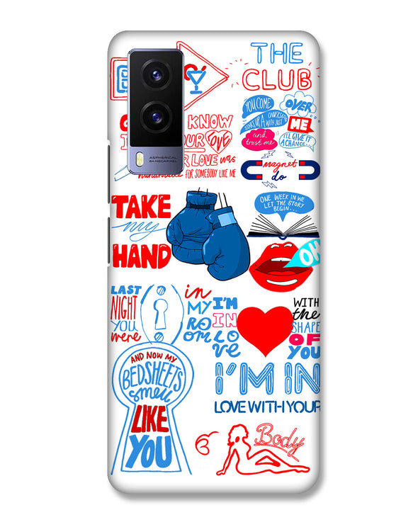 Shape of you - White | Vivo V21e Phone Case