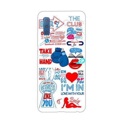 Shape of you - White | Samsung Galaxy A7 (2018) Phone Case
