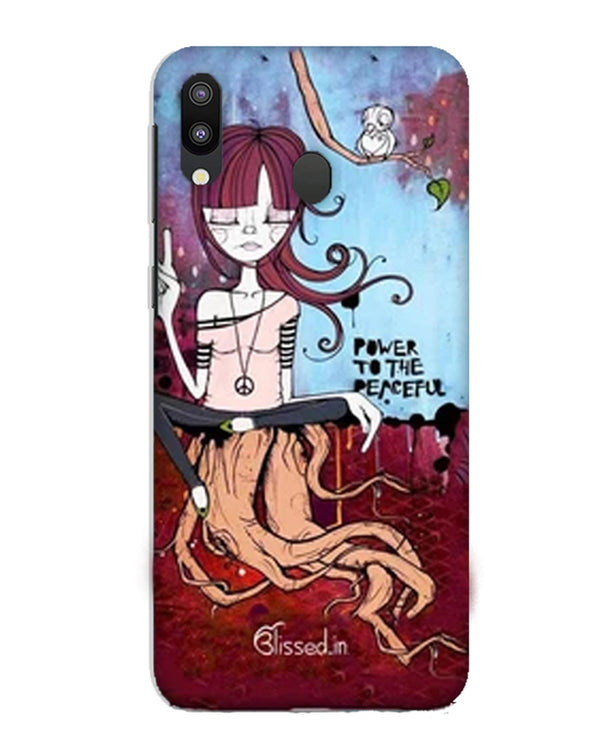 Power to the peaceful | Samsung Galaxy M10 Phone Case