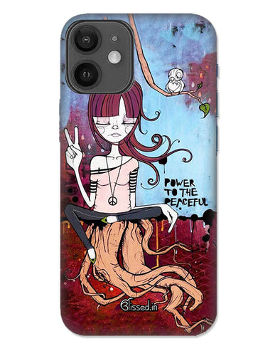 Power to the peaceful | iphone 12 mini Phone Case
