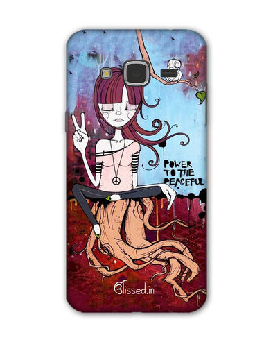 Power to the peaceful | Samsung Galaxy J3 Phone Case