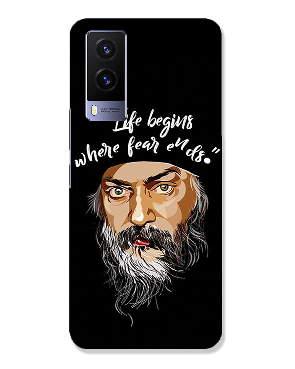 Osho: life and fear | Vivo V21e 5G Phone Case