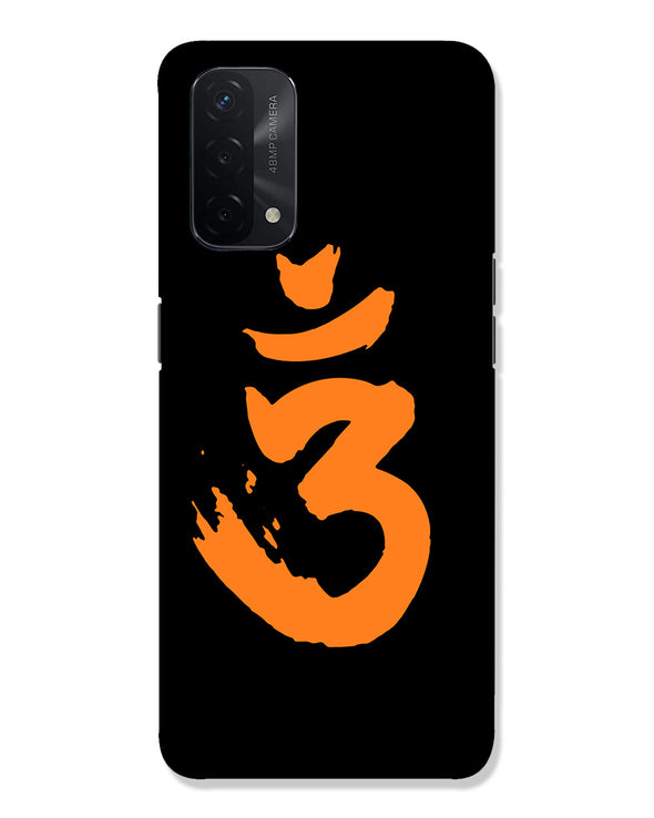 Saffron AUM the un-struck sound | OPPO A74 5G Phone Case