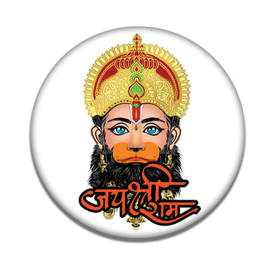 Jai Sri Ram - Hanuman White  popgrip