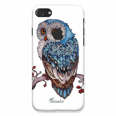 Blue Owl | iphone 7 logo cut Phone Case
