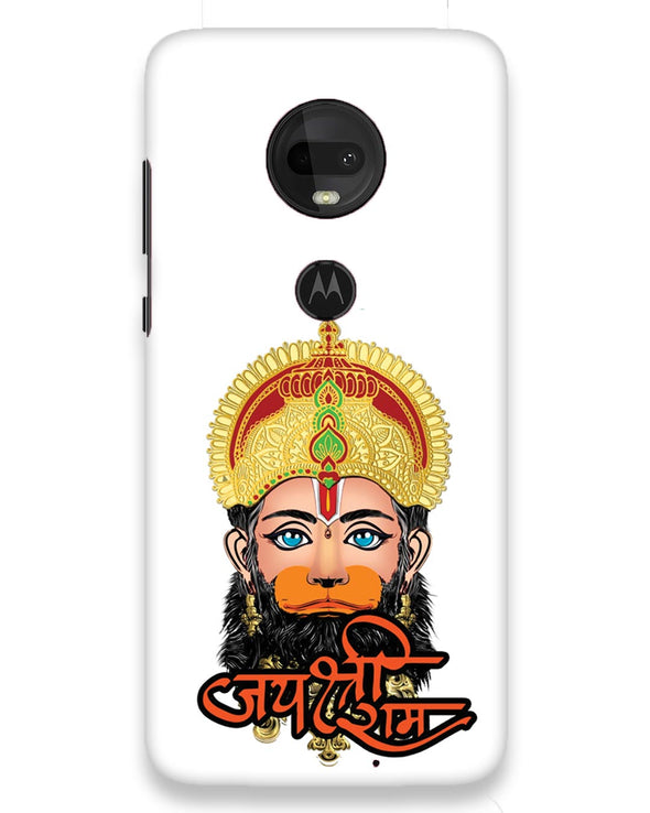 Jai Sri Ram -  Hanuman White | Moto g7 Phone Case