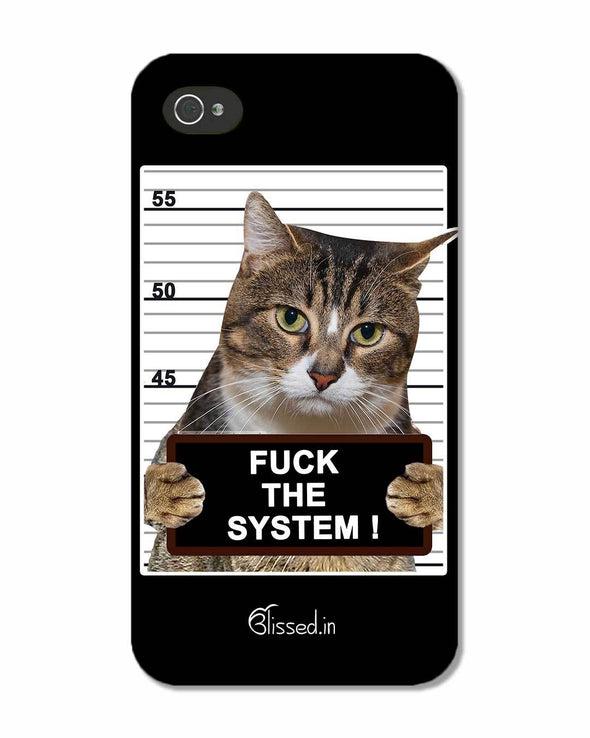 F*CK THE SYSTEM | iPhone 4S Phone Case