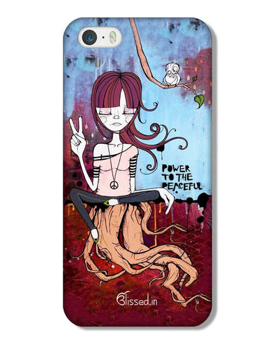 Power to the peaceful | iPhone 5S Phone Case