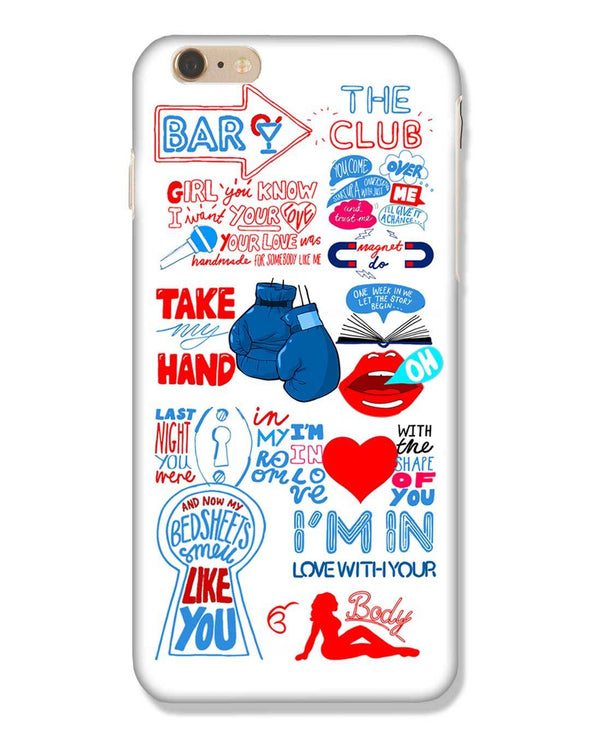 Shape of you - White | iPhone 6 Phone Case