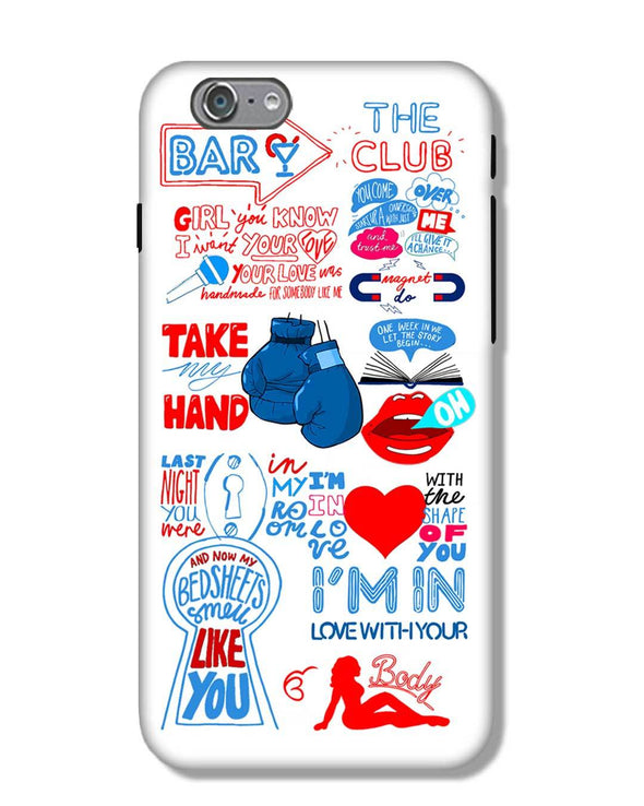 Shape of you - White |iPhone 6S Phone Case
