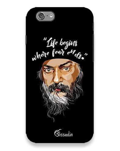 Osho: life and fear  | iphone 6  Phone Case