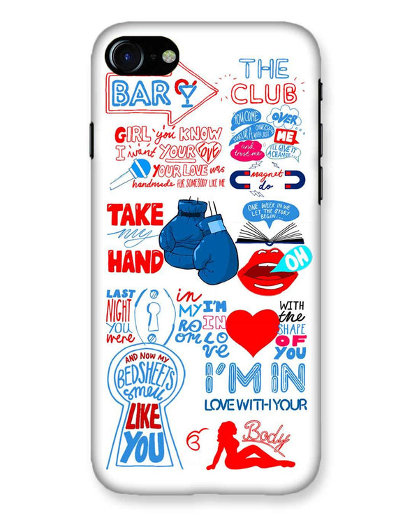 Shape of you - White | iPhone 7 Phone Case