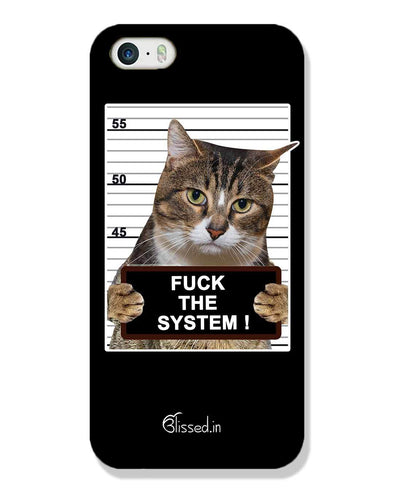 F*CK THE SYSTEM  | iPhone SE Phone Case