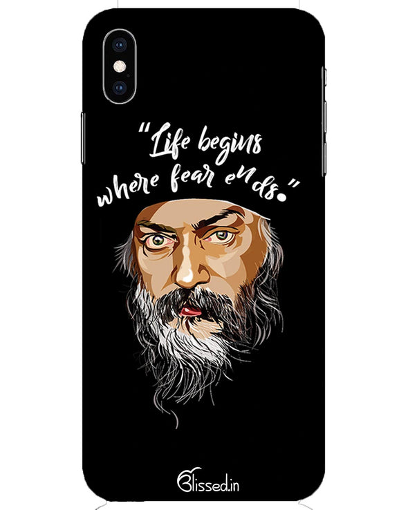 Osho: life and fear  | Iphone xs max  Phone Case