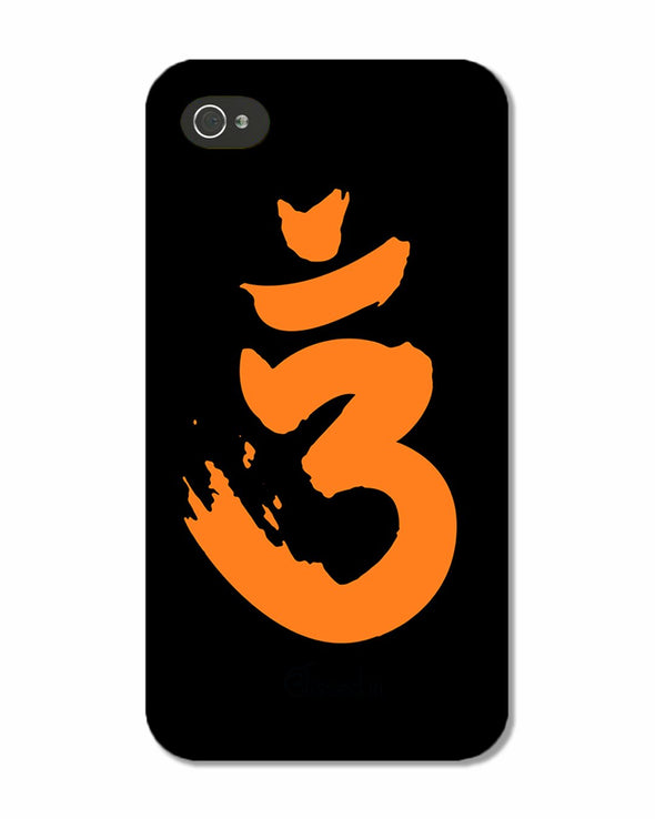 Saffron AUM the un-struck sound | IPhone 4s Phone Case