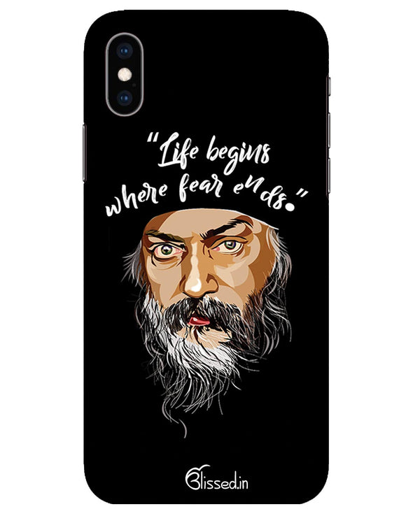 Osho: life and fear  | Iphone xs  Phone Case