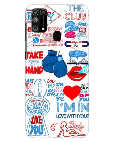 Shape of you - White | Samsung Galaxy M31 Phone Case