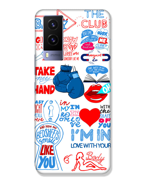 Shape of you - White | Vivo V21e 5G Phone Case