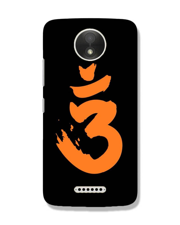 Saffron AUM the un-struck sound | Motorola Moto C Plus Phone Case