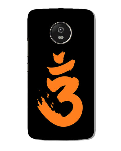 Saffron AUM the un-struck sound | Motorola G5 Phone Case