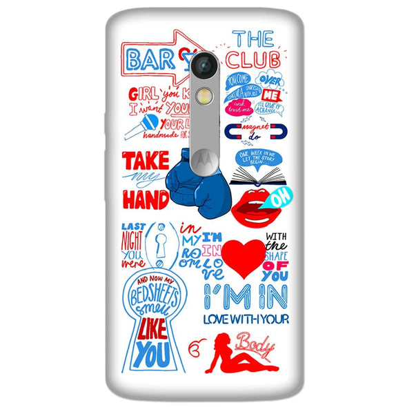 Shape of you - White | MOTO X STYLE Phone Case