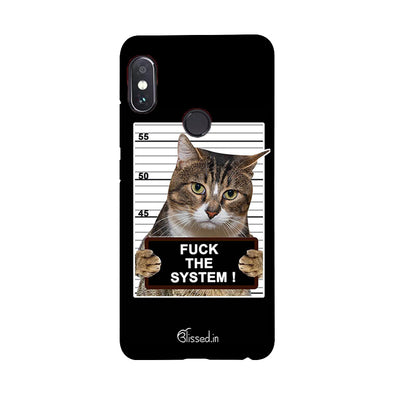 F*CK THE SYSTEM  | Redmi Note 5 Phone Case