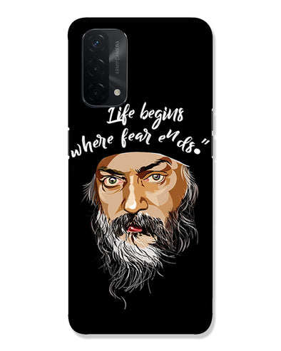 Osho: life and fear | OPPO A74 5G Phone Case